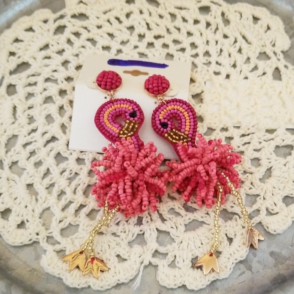 Flamingo Earrings